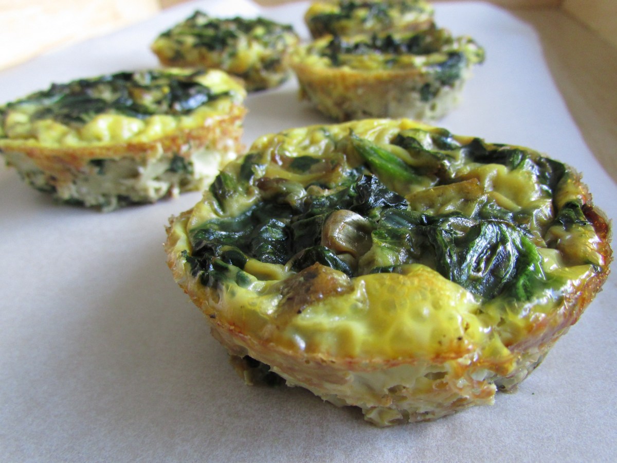 Crustless Spinach Quiche